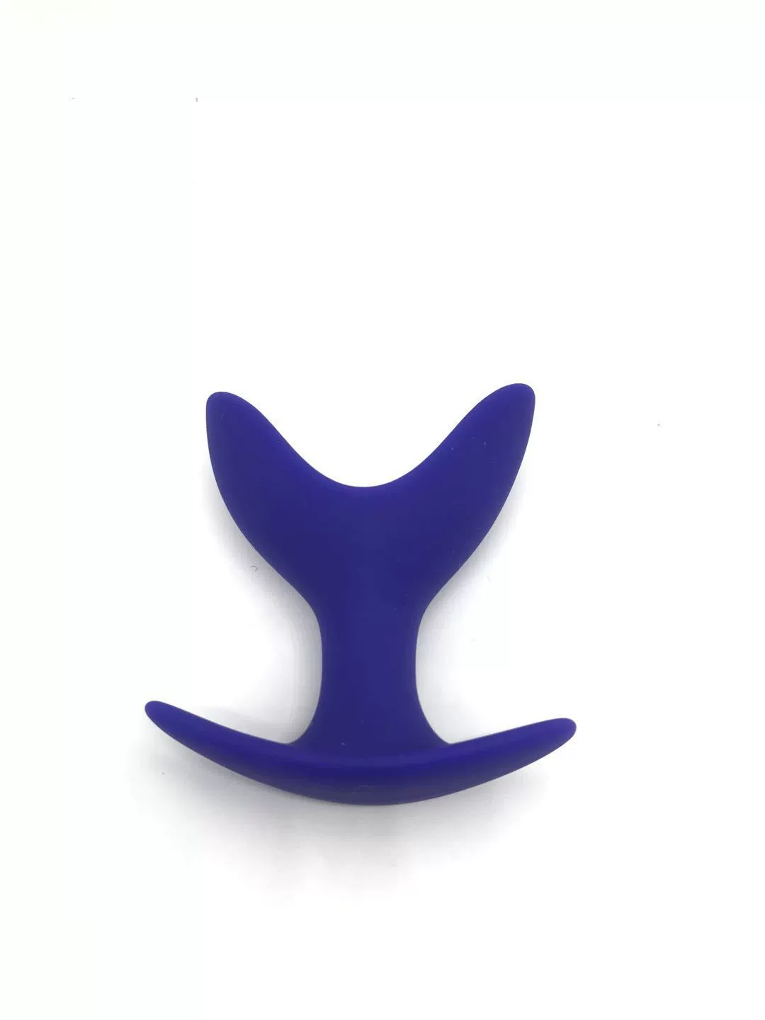 Anal plug silicone V‑shaped dilator, unisex, progressive sizes S–XXL