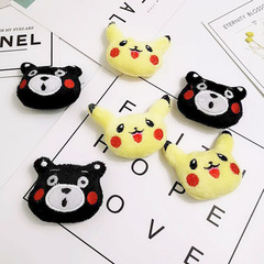 廠家直供流行卡通毛絨胸針配飾 可愛皮卡丘別針男女通用服飾配件