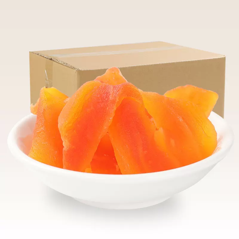 木瓜干20斤装 厂家批发 散装木瓜干片水果干蜜饯果脯休闲零食