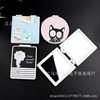 Plastic cartoon fashionable folding handheld mirror for elementary school students, new collection, wholesale