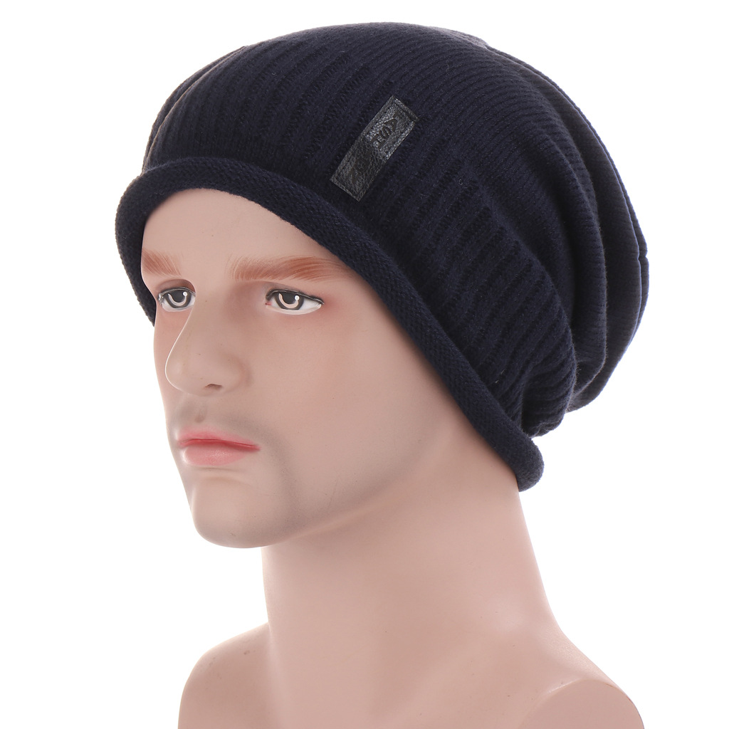 Knitted Men's Woolen Hat display picture 2