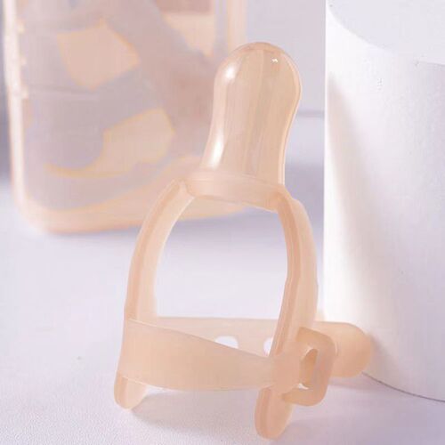 Baby thumb silicone teether, dishwasher-safe children's finger-sucking corrector, baby comfort sleep toy