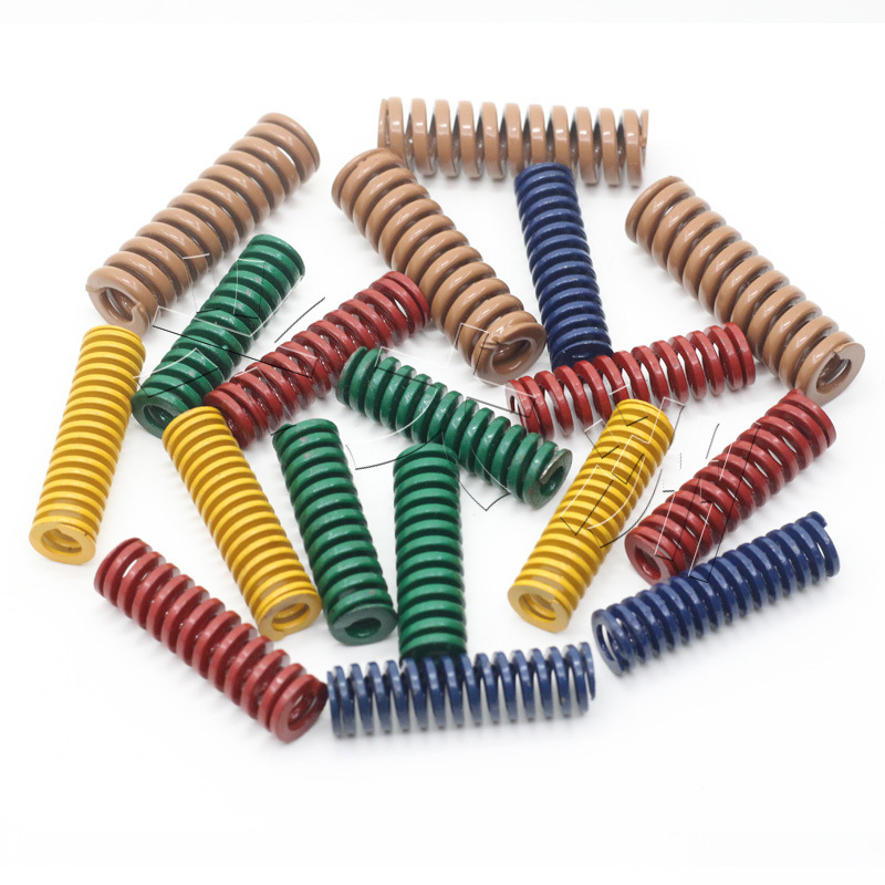 各规格弹簧 黄 蓝 红 绿 茶色 中载红色弹簧TM8*15 20 25--300mm