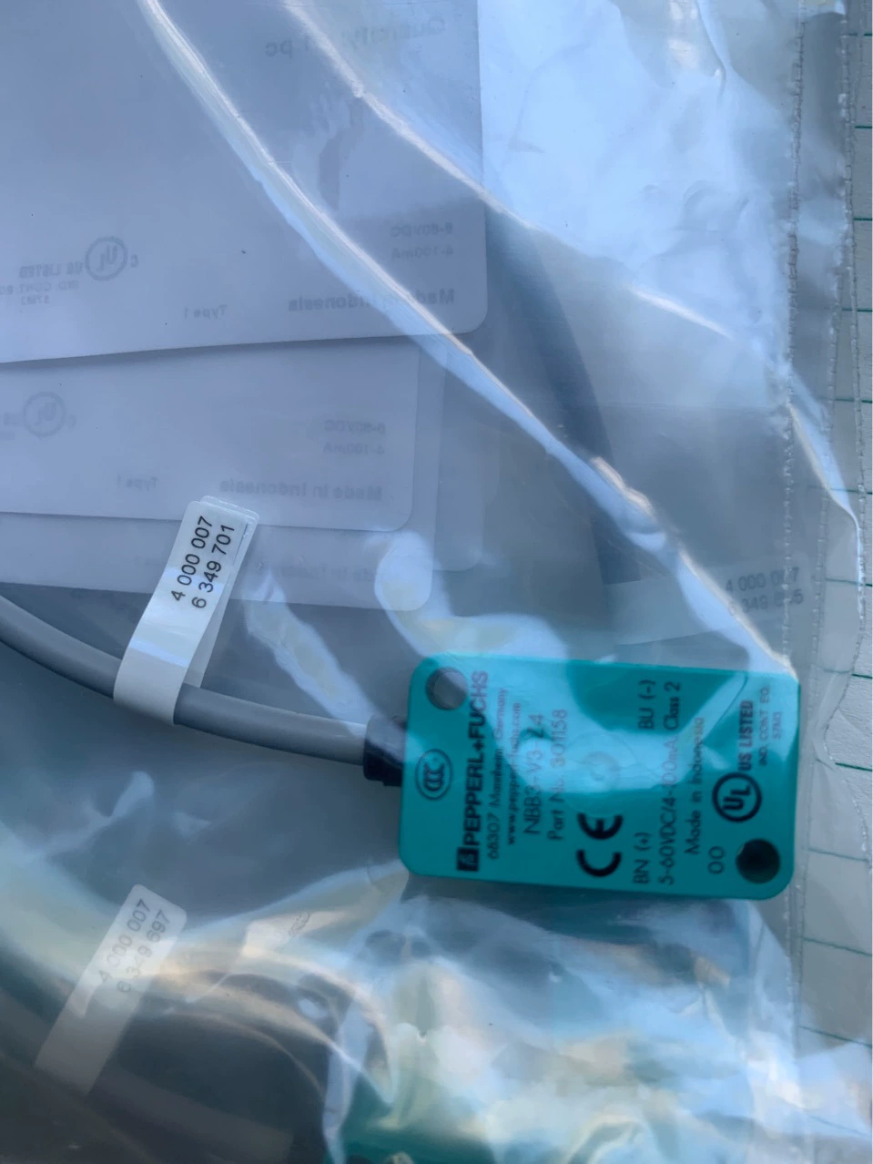 Бесконтактный выключатель NBB3-V3-Z4 двухпроводной двойной плюс оригинальные товары Fu