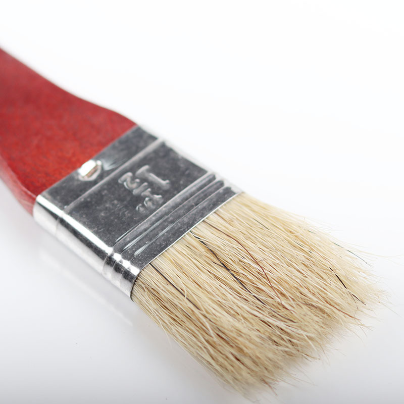 Cepillo de barbacoa directo de fábrica mango de madera cepillo de cerdas barbacoa cepillo de pelo de cerdo cepillo de salsa de soja herramienta de barbacoa cepillo