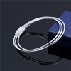 direct deal Korean Edition new pattern Silver ornament Bracelet classic fashion temperament Cannabis ring Bracelet Jewelry wholesale