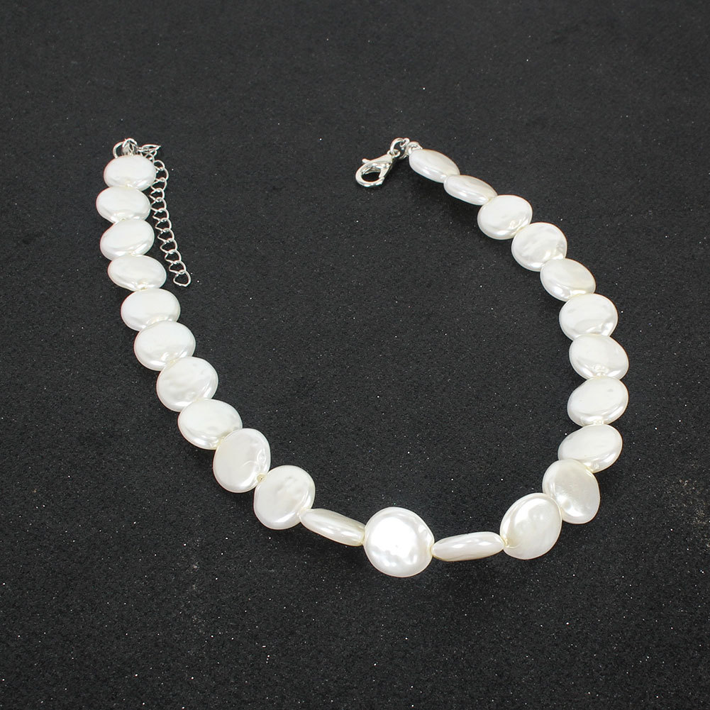Collar de cadena de clavcula de moda de mujer de perlas en forma coreana al por mayorpicture2