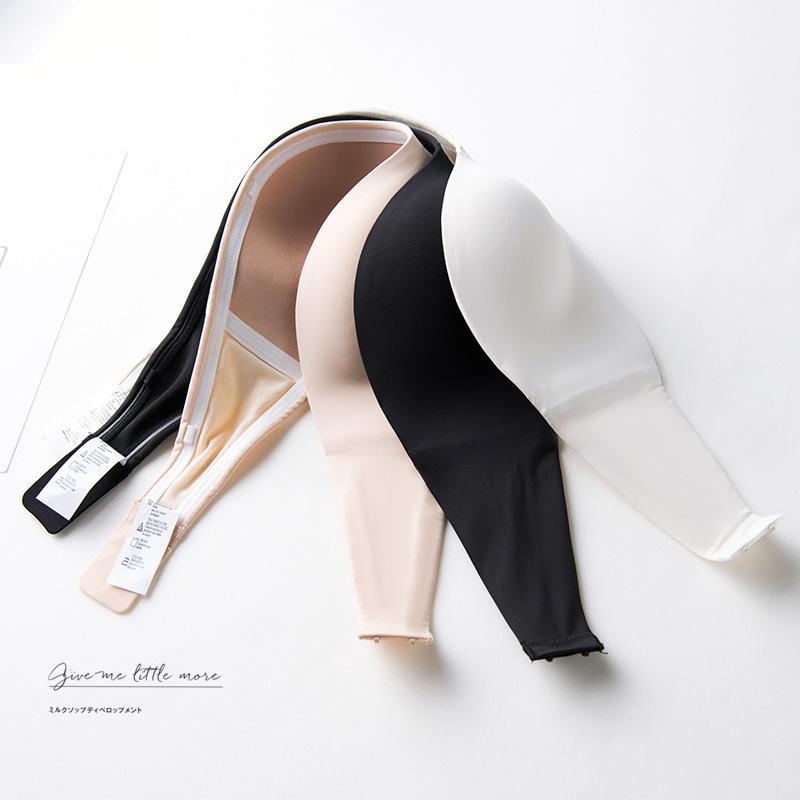 A generation of fat~new pattern Wireless silica gel non-slip invisible Bras bride Wedding dress full dress Shoulder strap Underwear