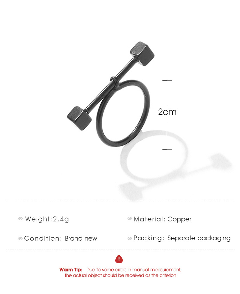 Simple Style Geometric Copper Rings Plating Copper Rings