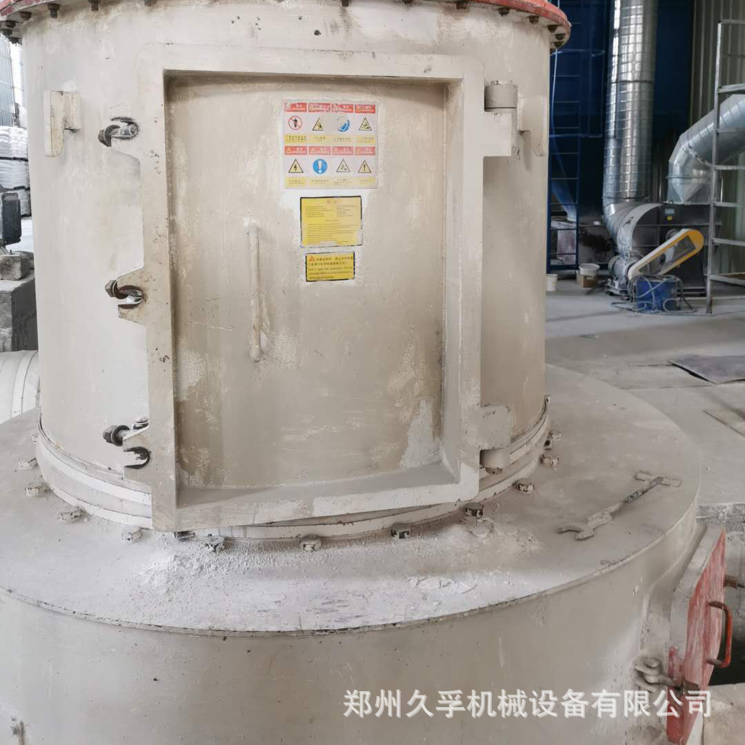 转让桂林鸿程1500雷蒙磨粉机便宜出售 镶嵌高铝陶瓷内衬 经久耐用