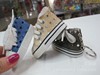 Cloth nail sequins, keychain, boots for leisure, pendant, sports shoes with zipper, Amazon, wholesale