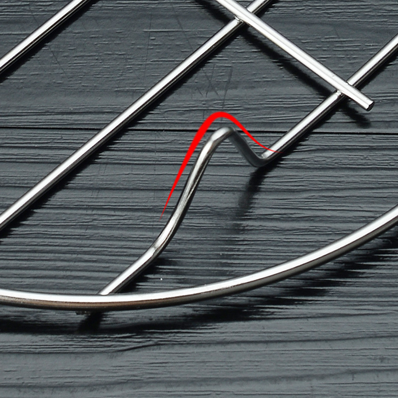 Acero inoxidable engrosada vapor cocina vapor parrilla pescado al vapor de cuatro patas cocina rack cocina vapor suministro directo de fábrica