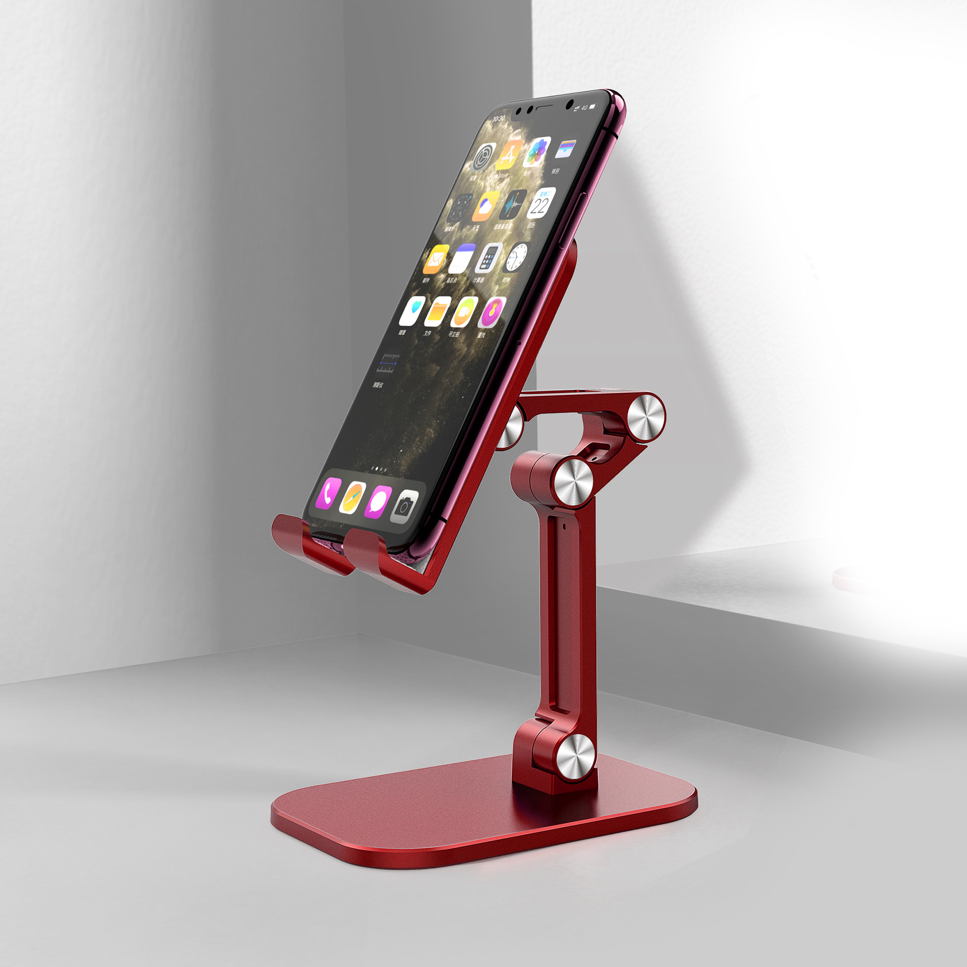 带包装厂家手机座 手机平板支架 懒人桌面支架 平板电脑折叠支架