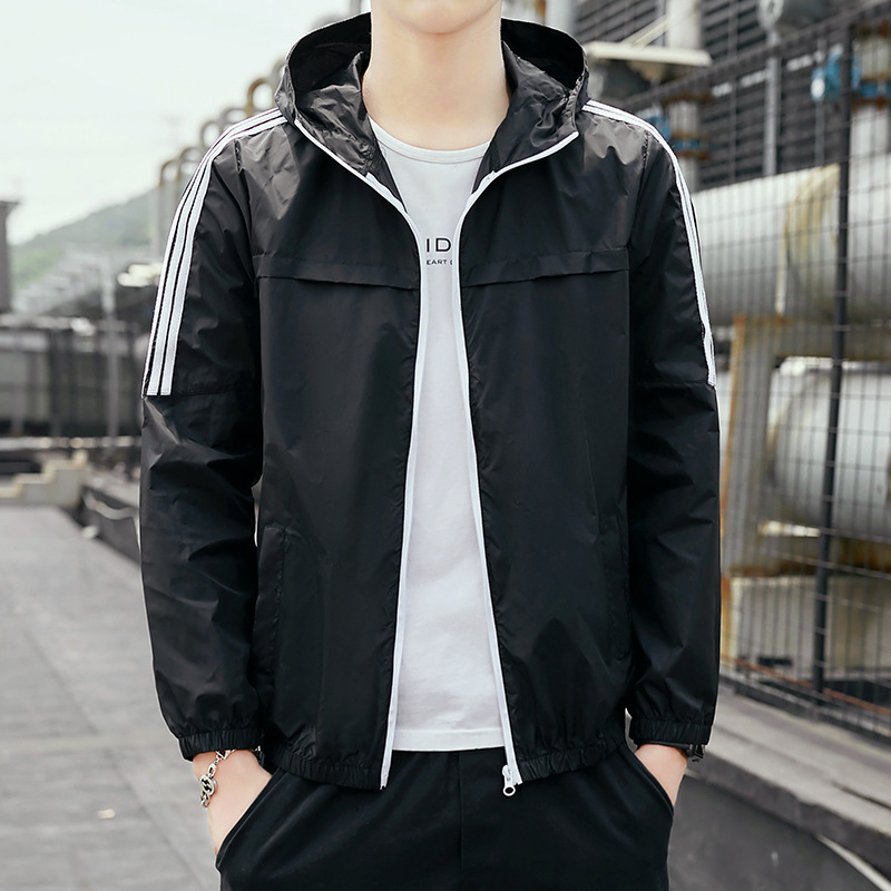 Men's Sunscreen Suit Summer New Style Skin Clothes Long Sleeve Thin Windbreaker Men's Coat Air-conditioning Shirt Couple's Outdoor Sunscreen