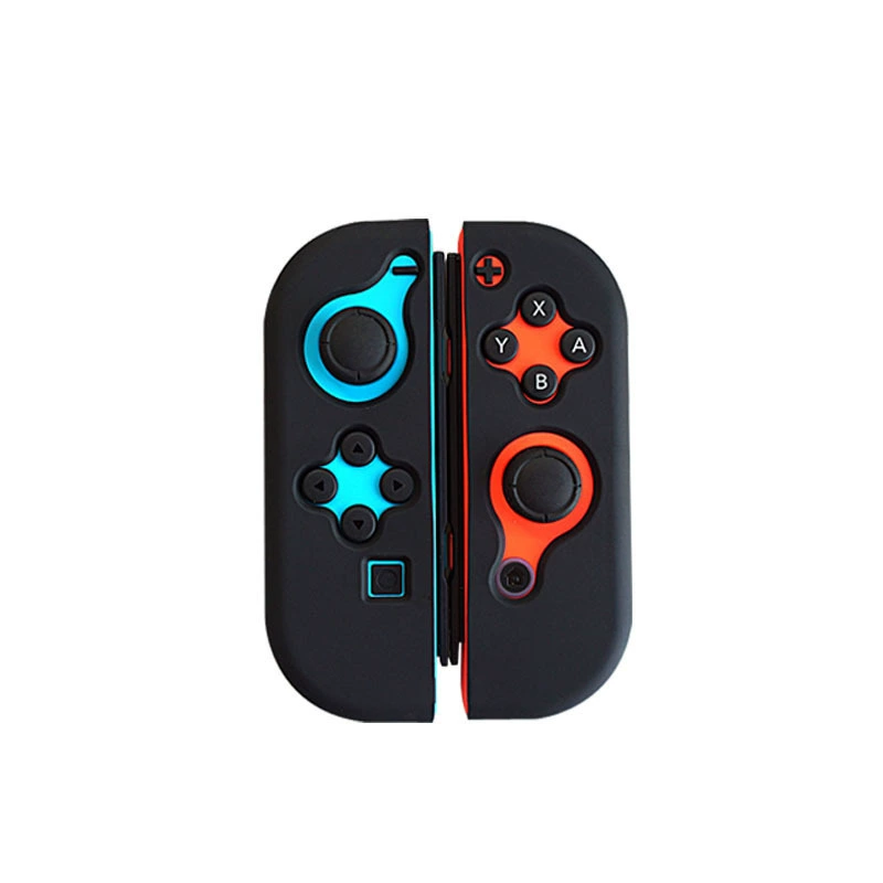 ДОМОНАТ SWITCH геймпад защитный чехол все-в-одном разделенный TPU матовый красный синий геймпад мягкий клей NS силиконовый чехол