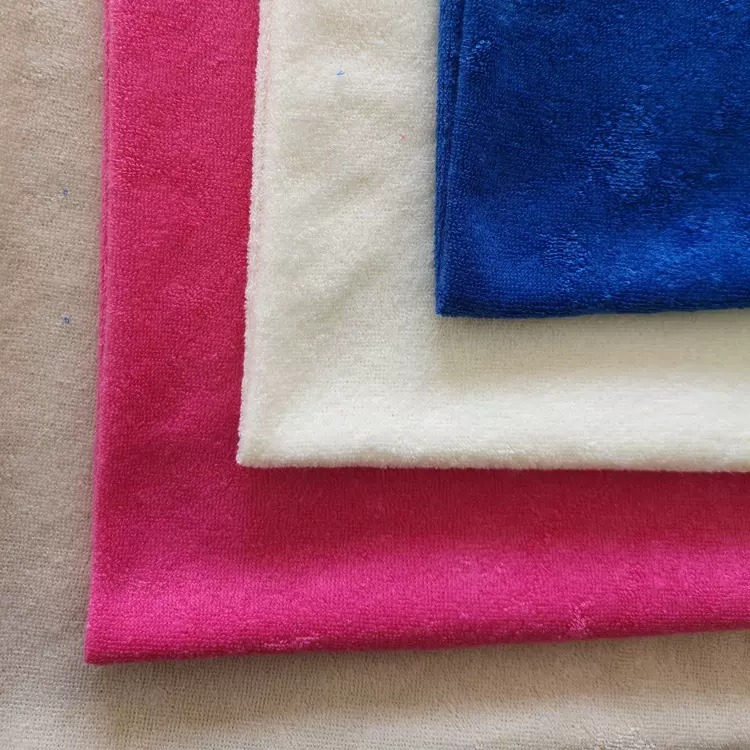 现货供应各色全涤毛巾布