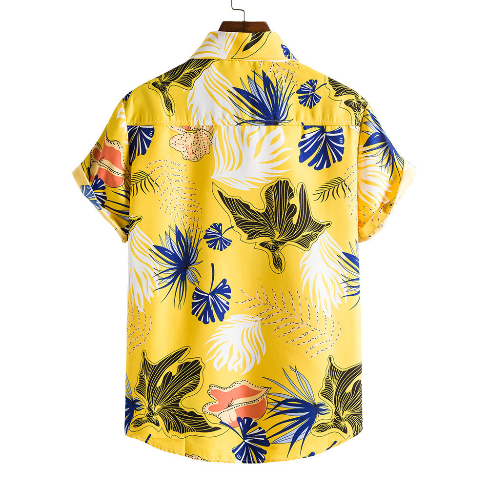 Men's Ditsy Floral Blouse Men's Clothing display picture 70