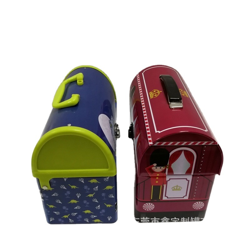 Caja de Hojalata con Asa para Juguetes de Hojalata con Asa para Juguetes Infantil