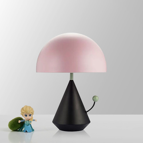 Modern Minimalist Children's Room Table Lamp French Mushroom Designer Sample Room Bedroom Study Creative Cute Table Lamp
