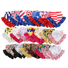 新款儿童亮片短裤 女孩多色优质牛奶丝潮流三角裤 厂家直销