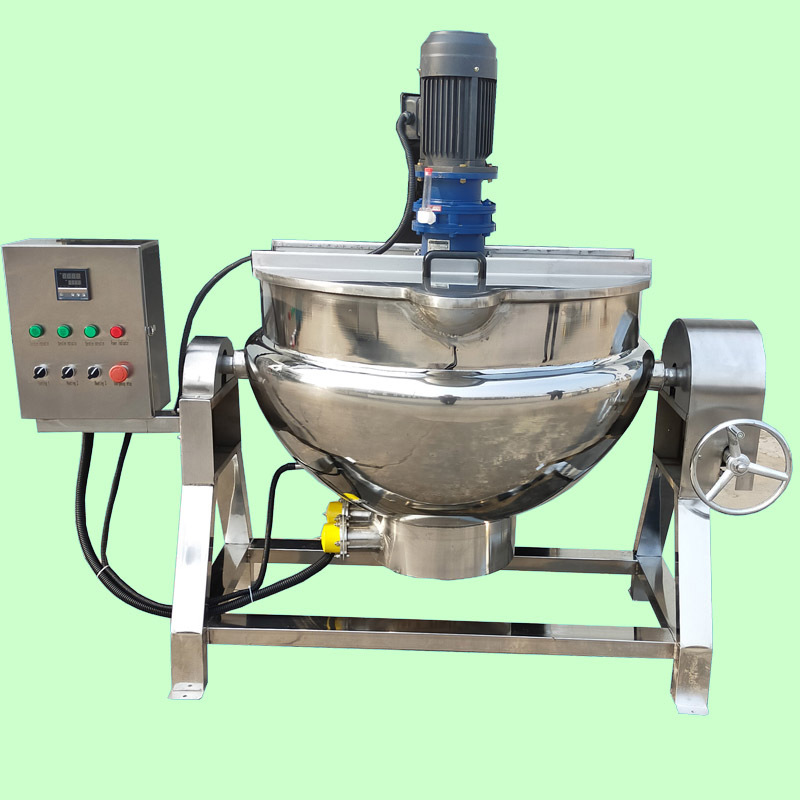 熬料机 可控温电动商用自动炒辣椒酱设备 大型工业麻辣烫底料炒锅