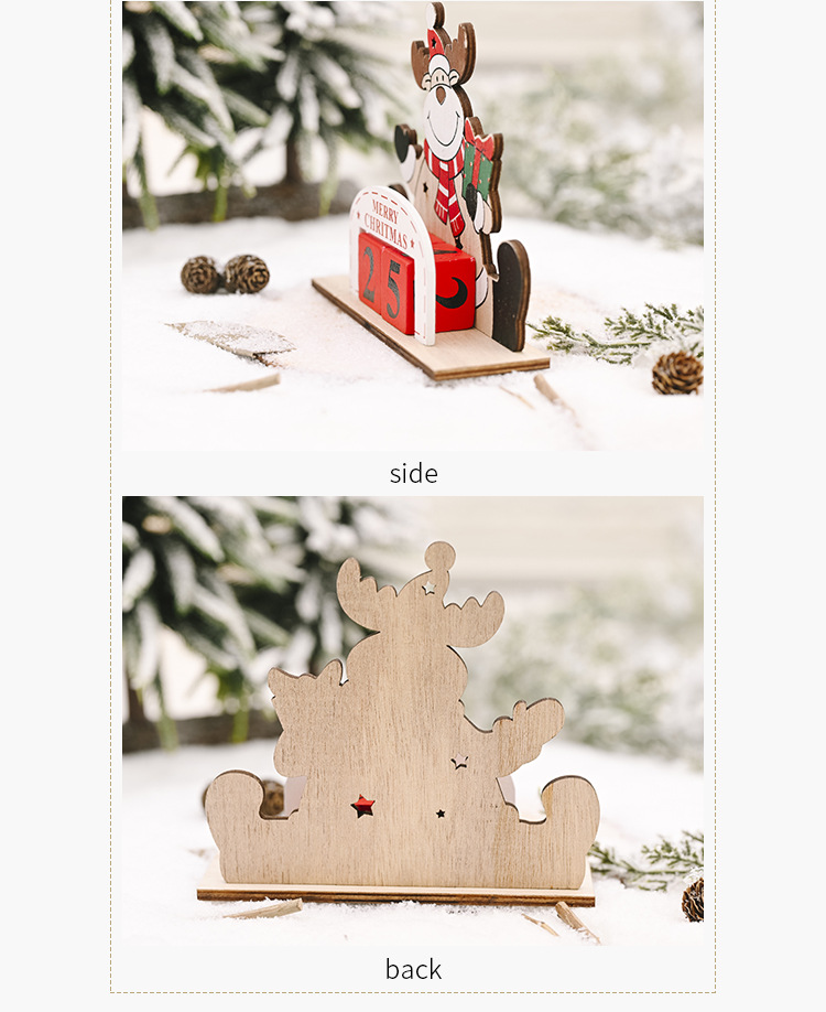 Festival Supplies Wooden Diy Calendar display picture 2