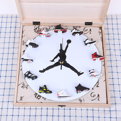 AJ Gentalon Clock Airjordan Watch Sneaker Sneaker Flying Creative Sneakers Model Clock