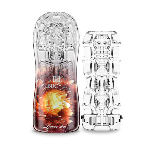 Hong Kong Bangai Naughty Crystal Cup Men's Manual Sexy Masturbation Cup Adult Men's Sexy Airplane Cup Toy Flying