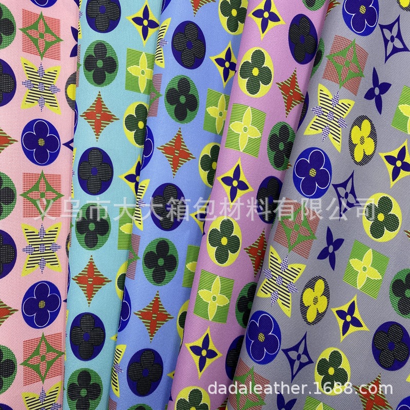 600DPU digital printing, eco-friendly PU Oxford fabric digital printing, custom processing, one-stop service for sample submission detail image 2