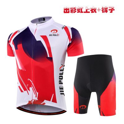 New cross border Short sleeved rompers Jersey suit outdoors motion men and women Bicycle Bicycle Jersey