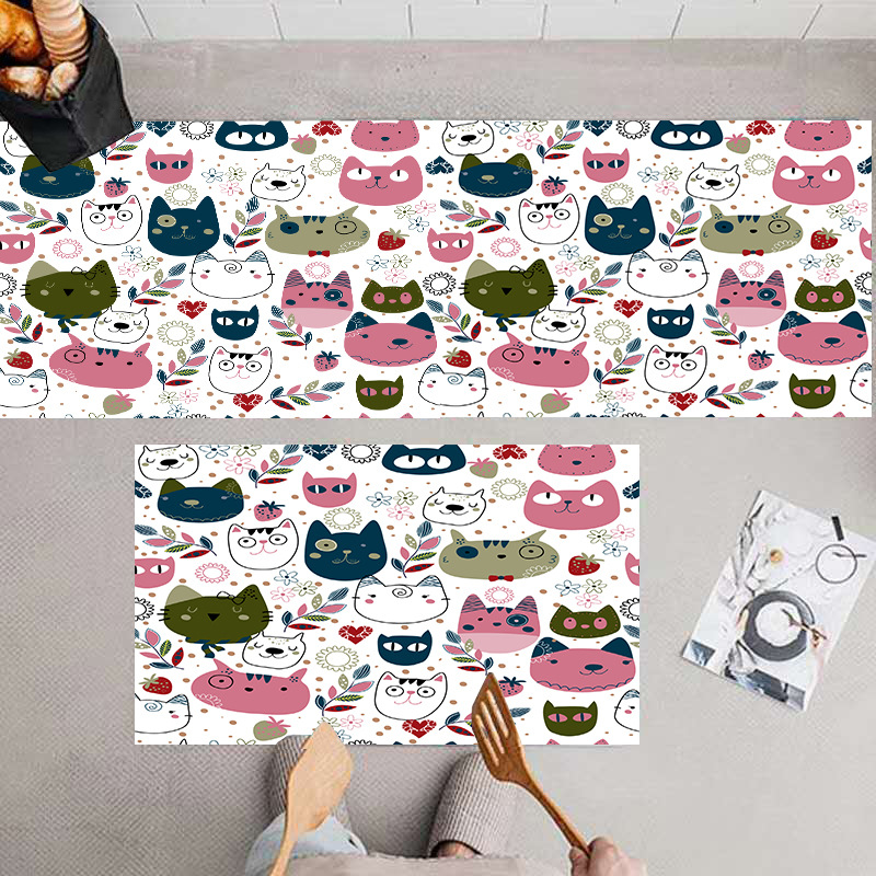 厨房垫地垫,厨房长条地垫,家用厨房地垫,浴室门口地垫