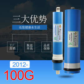 家用净水器RO膜 反渗透过滤膜 净水机专用滤芯2012-100G洰瀓膜