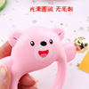 Grabber, cartoon beanbag, small bell for new born for baby, appeases smart toy, with little bears, 0-3 years