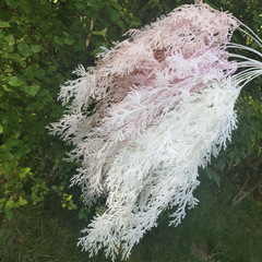 塑料膠三叉垂吊麋鹿角壁掛 婚慶婚禮吊頂仿真花 酒店布置假花