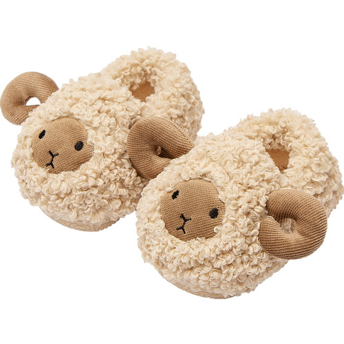 Happy Mary Children's Cotton Shoes Autumn and Winter Girls' Wool Shoes Children's Winter Baby Bag Heel Cotton Shoes