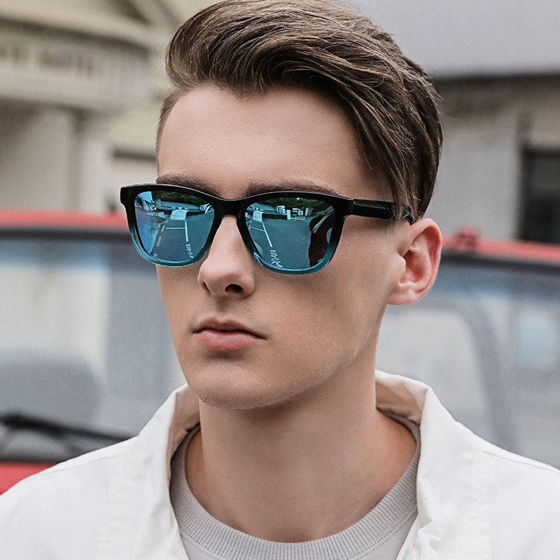 2020 new cross-border men and women polarized sunglasses fashion retro driver sunglasses 0717 colorful riding glasses