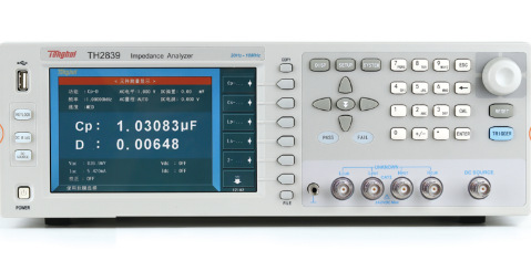 同惠TH2839A精密阻抗分析仪  元件参数测试仪器  精密阻抗分析仪