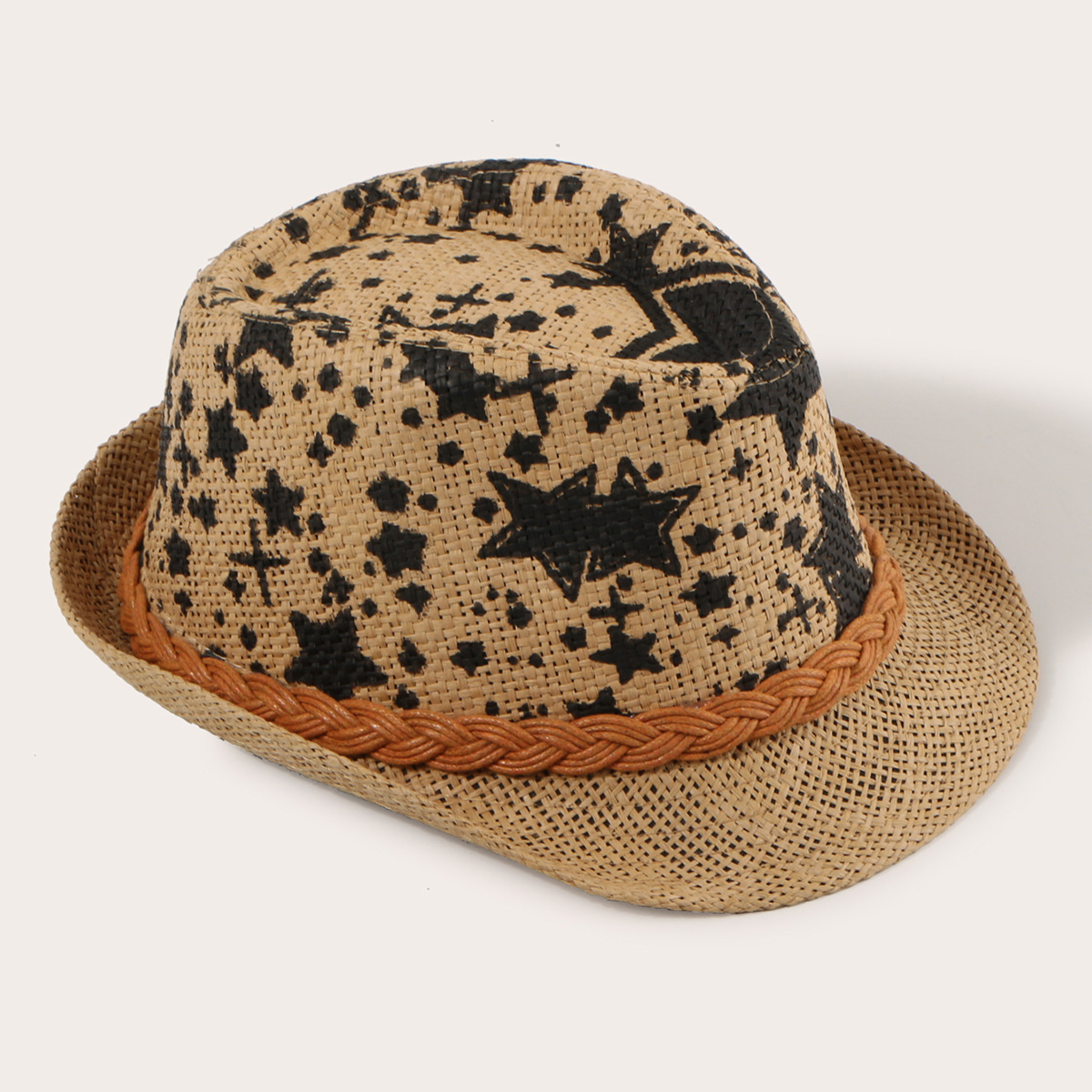 Pentagram Jazz Top Sun Hat Western Cowboy Chapeau De Paille Out Sun Hat Vente En Gros Nihaojewelry display picture 10