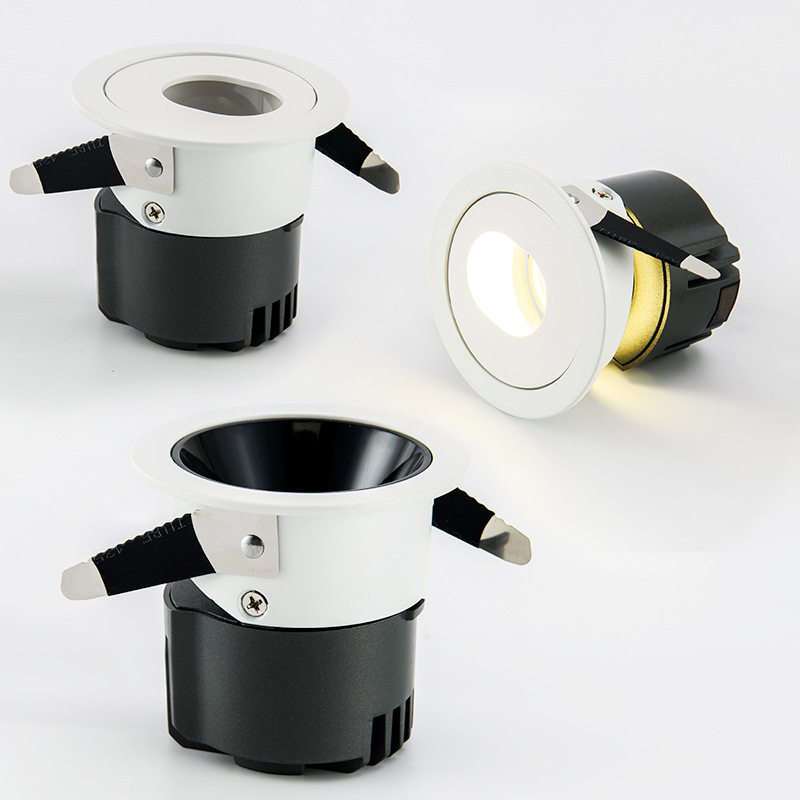 嵌入式防眩射灯 客厅餐厅过道卧室天花吊顶酒店洗墙led无主灯照明