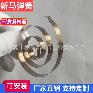 厂家直销腕力球弹簧 东莞不锈钢发条卷簧 定制涡卷弹簧 玩具发条