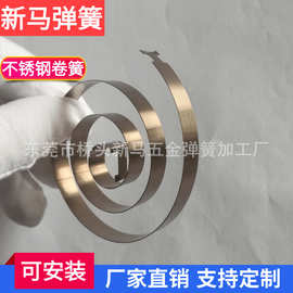 厂家直销腕力球弹簧 东莞不锈钢发条卷簧 定制涡卷弹簧 玩具发条