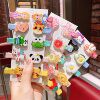 Children's cartoon hairgrip, hair accessory for princess, cute bangs, Korean style