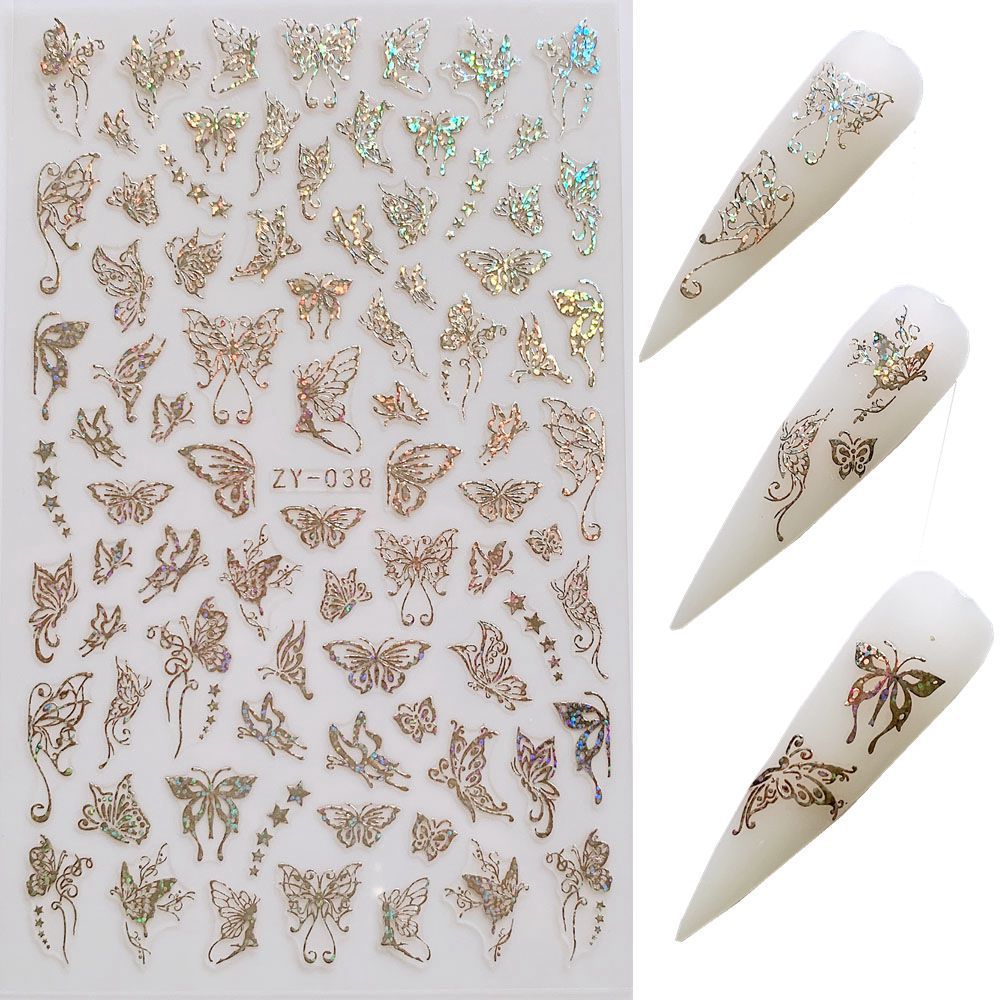 Mode Papillon Animaux Accessoires Pour Ongles 1 Jeu display picture 4