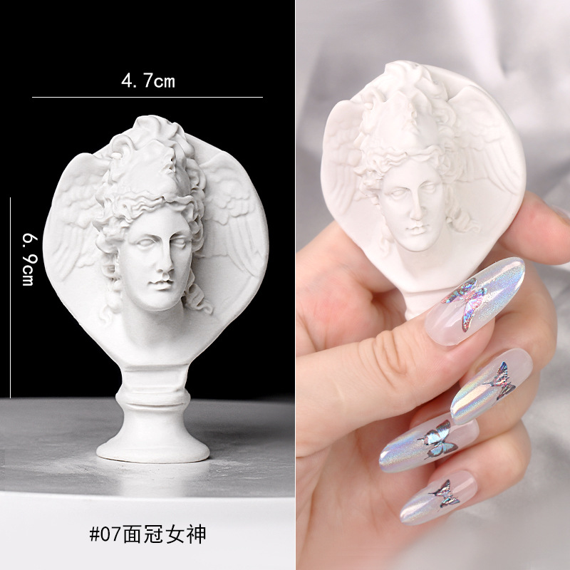 El mismo estilo de uñas fotografía apoyos decoración creativa David Apollo Manicura retro INS en línea decoración de celebridades Pequeño Libro Rojo