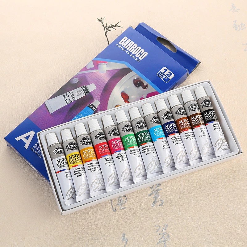 12ml acrílico pintura traje principiante DIY pintura graffiti pintura suministros de arte tubo de aluminio paquete
