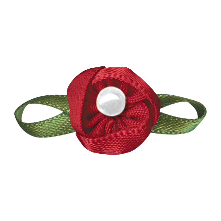 Yao Ming cinta hecha a mano flor hoja de ocho caracteres Cinta pequeña flor ropa textil accesorios Artesanía decorativa pequeña flor