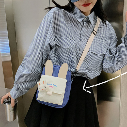 Korean version ins small fresh bag women's bag  new Japanese trendy shoulder crossbody bag female student small square bag