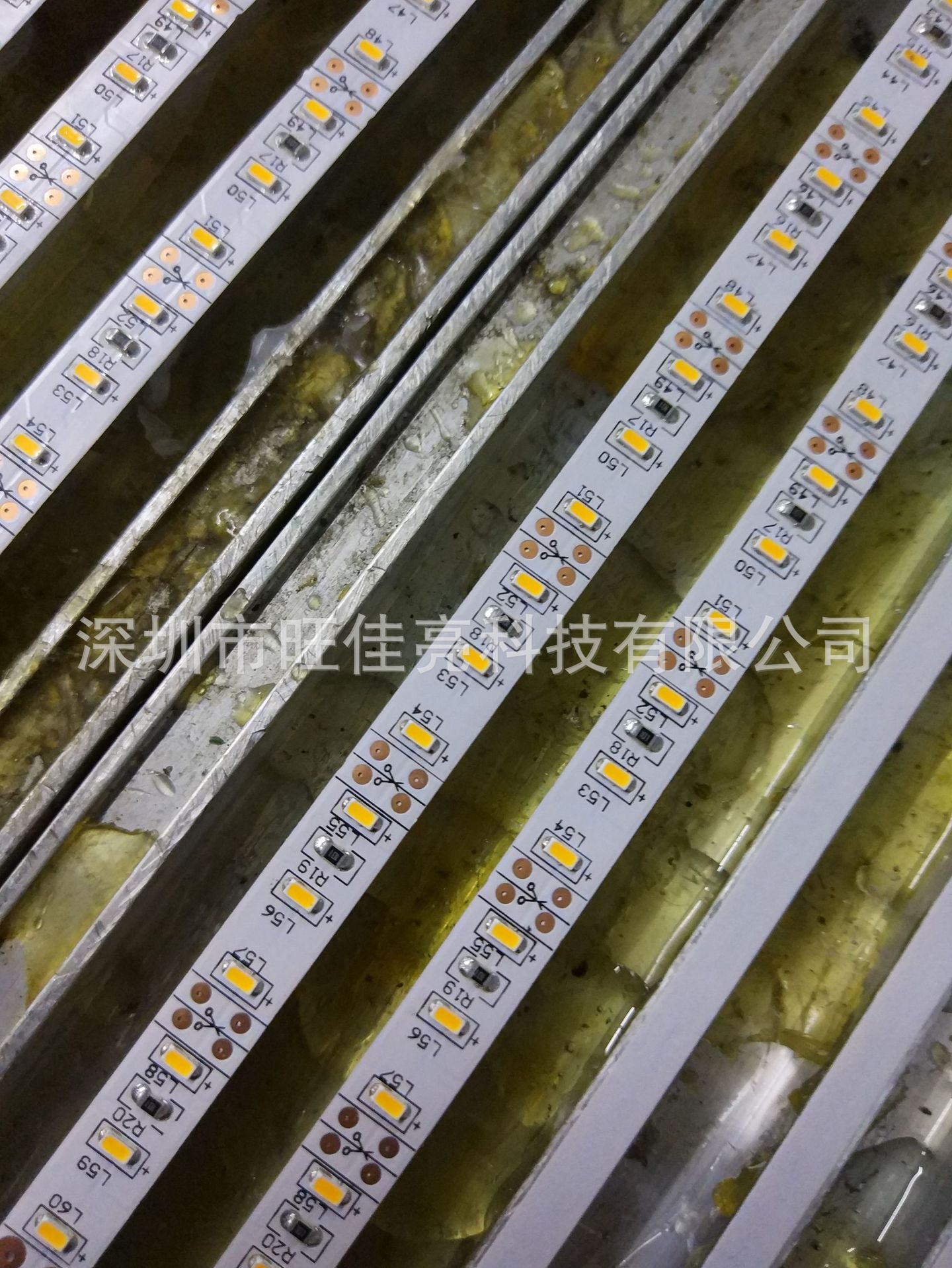 LED侧发光软灯条 DC24V8MM宽60灯3014侧发光LED软灯带4000K-阿里巴巴