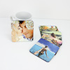 Hot transfer blank consumable cushion round tea cup Cork waterproof coaster supports shape wholesale price