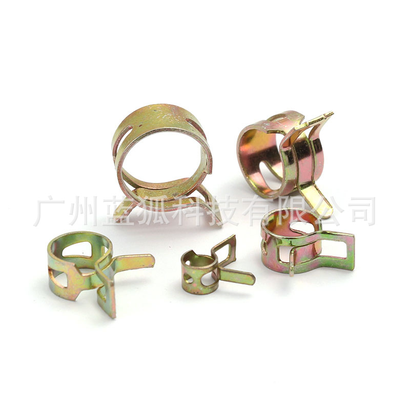 跨境 160pcs盒装镀彩锌弹性箍圈6-17mm 日式金属管夹弹性环箍卡箍-阿里巴巴